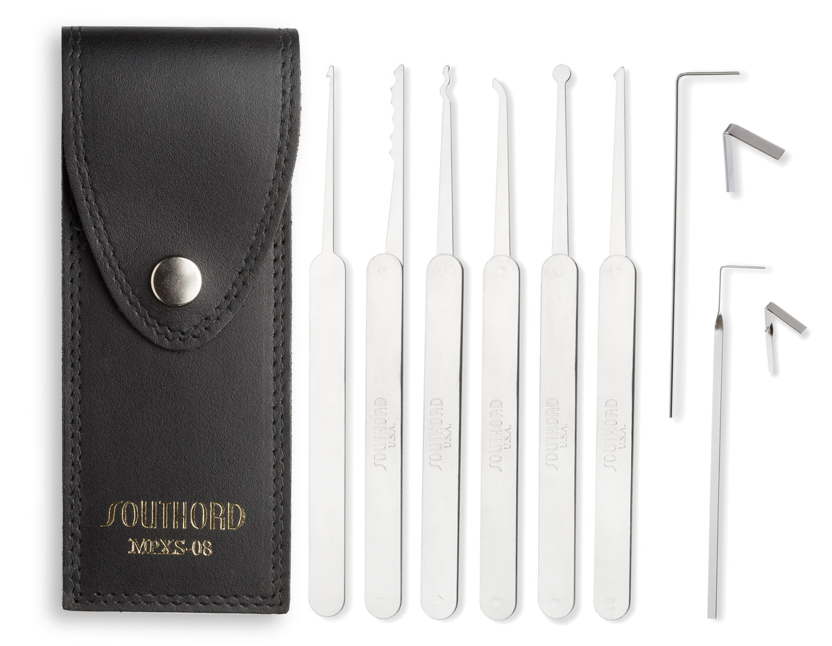 MPXS-08 Eight-Piece Lock Pick Set | SouthOrd