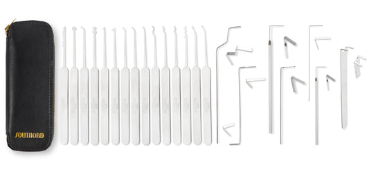 Twenty-Two Piece Slim Line Lock Pick Set - C2010