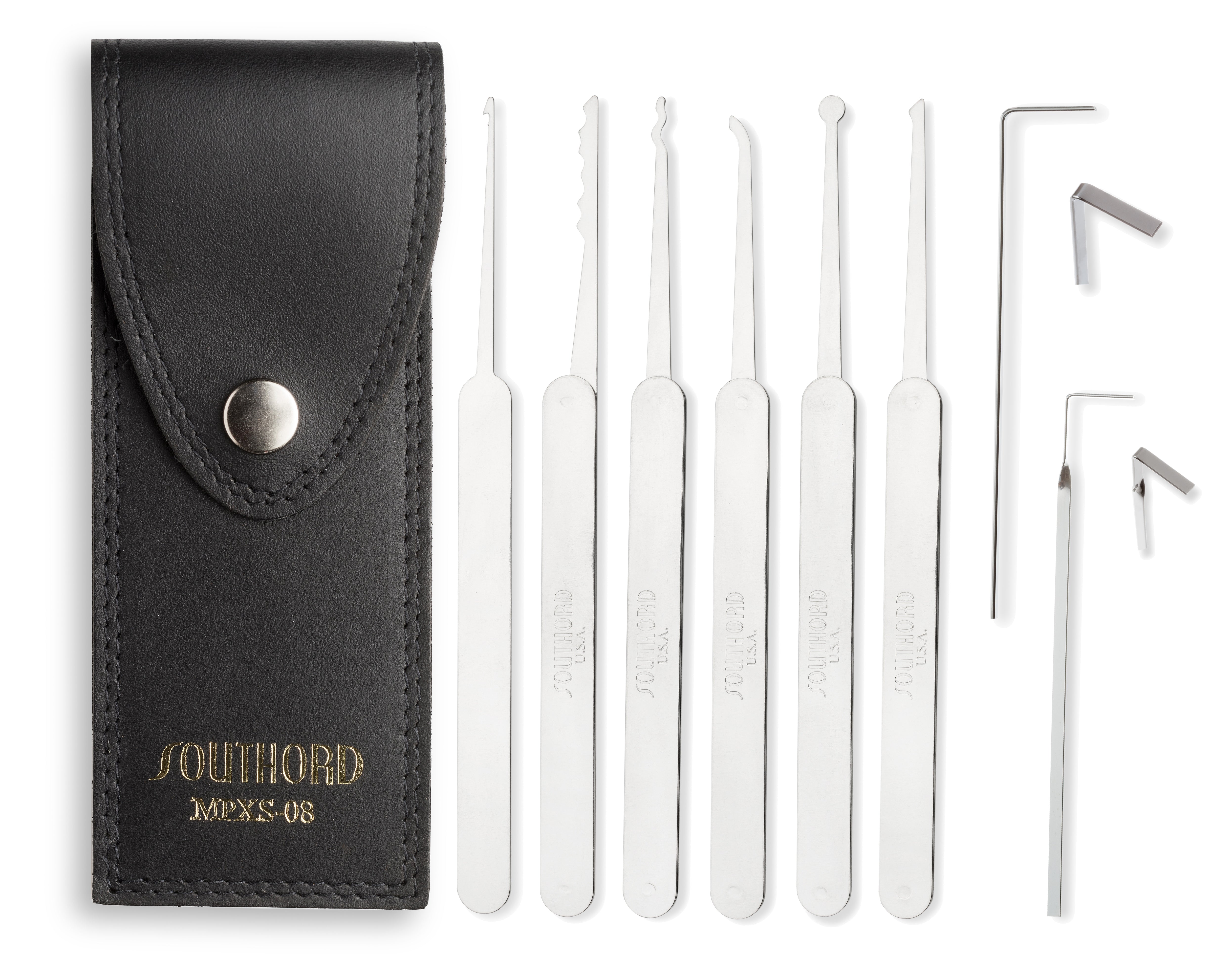 MPXS-08 Eight-Piece Lock Pick Set | SouthOrd