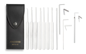 11-Piece Lock Pick Set with Metal Handles - MPXS-11