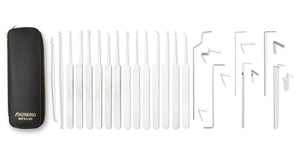 Twenty Piece Lock Pick Set With Metal Handles - MPXS-20