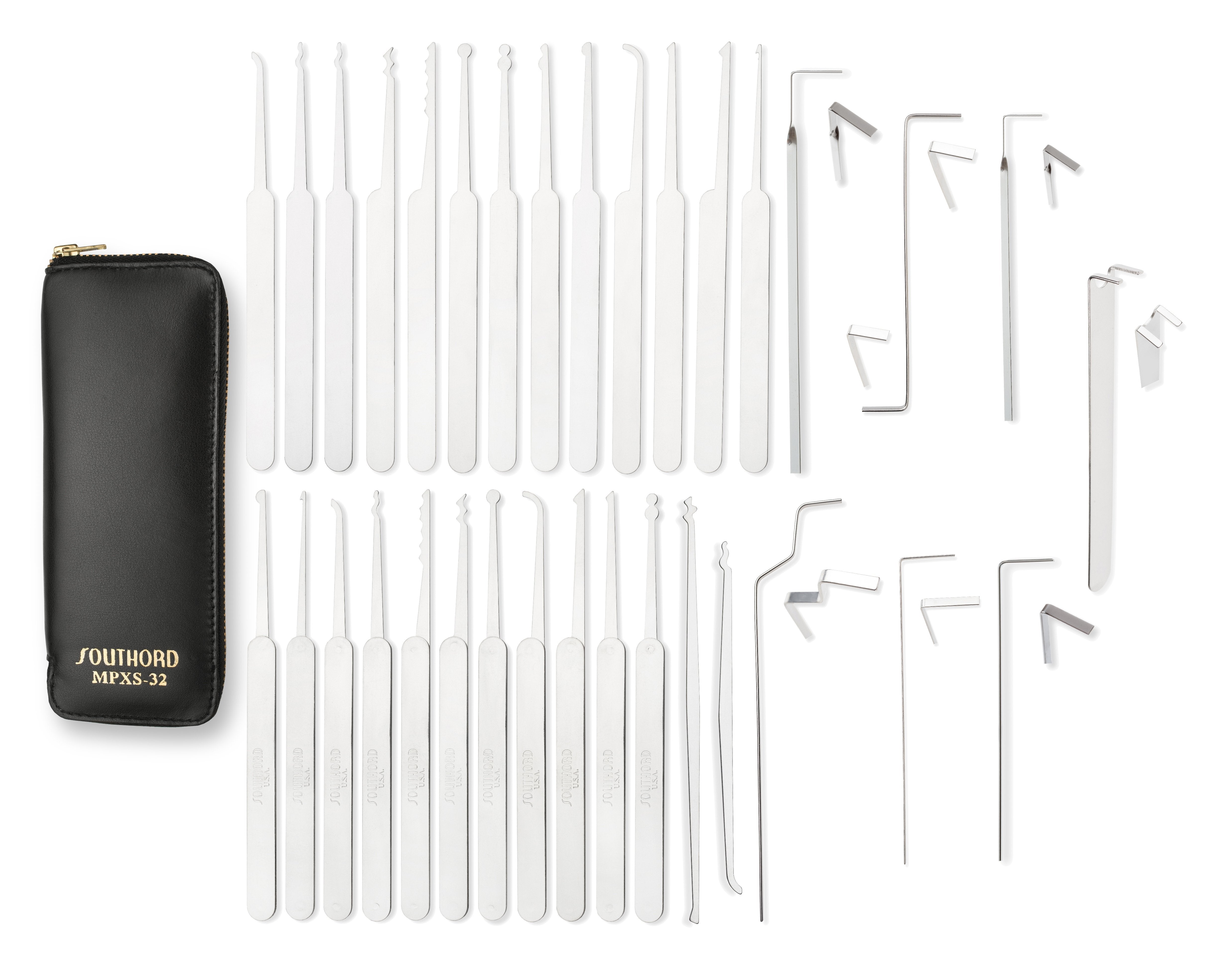 Thirty-Two Piece Lock Pick Set - MPXS-32 – SouthOrd