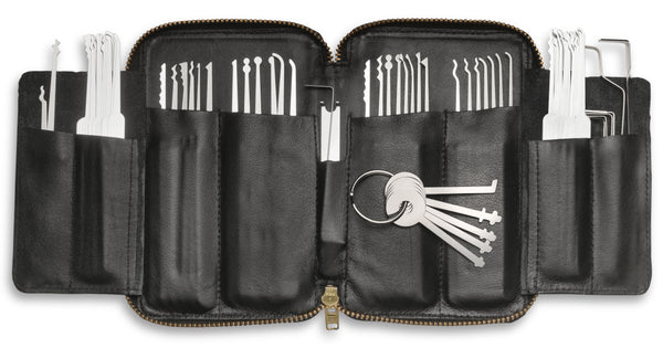 Leather Lock Pick Case for MPXS-62 Lock Pick Set - MPXS-62C