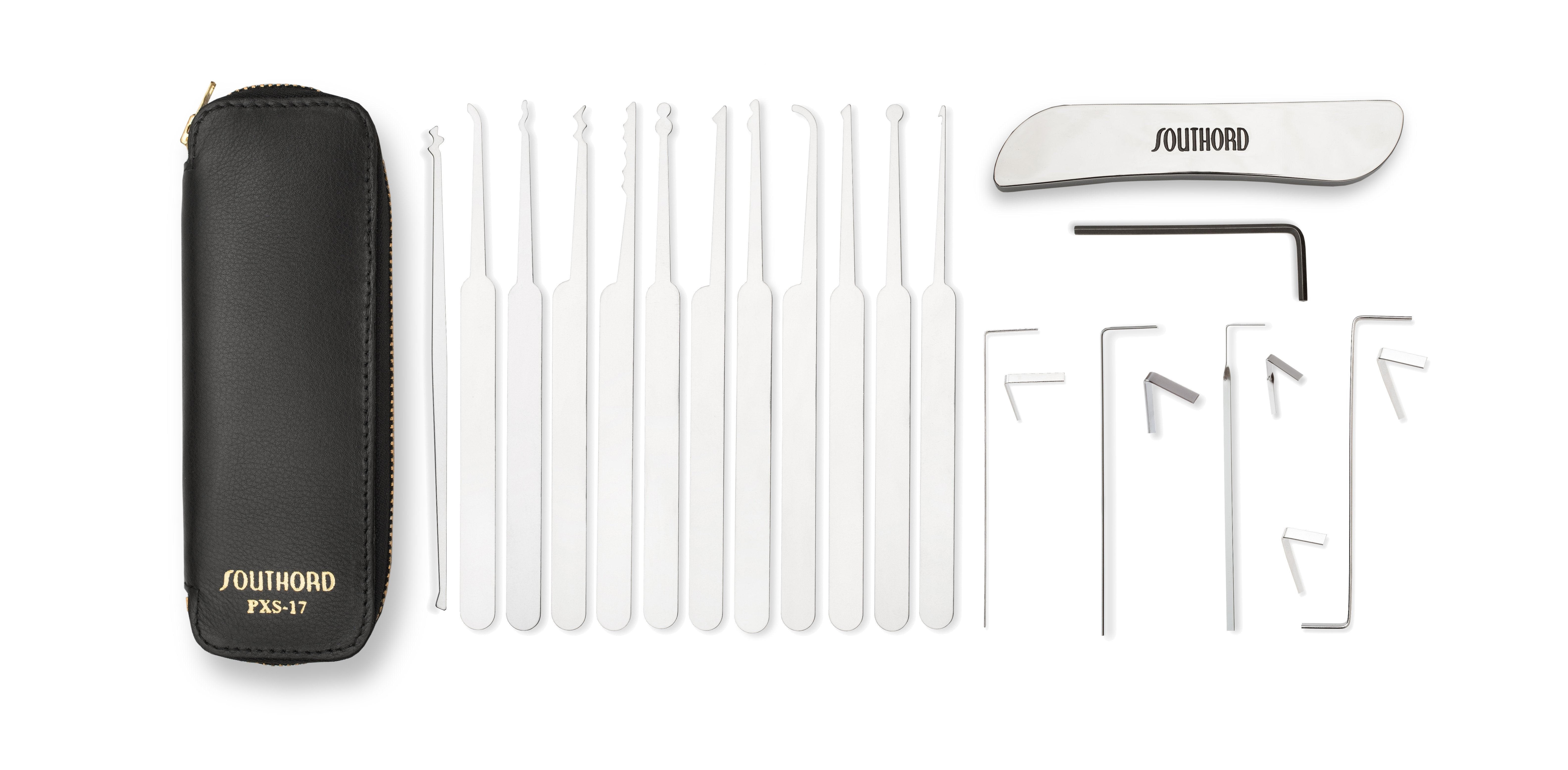 17-Piece Lock Pick Set - PXS-17 - SouthOrd
