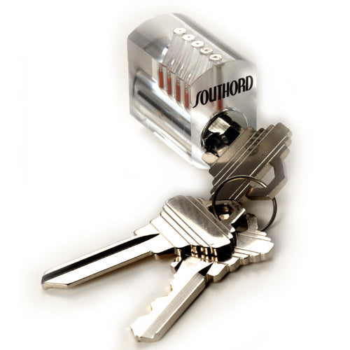 Outlet Visible Cutaway Practice Lock w/ Standard Pins - ST-34-O